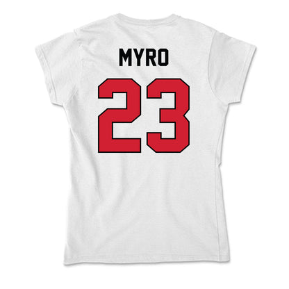 UNLV - NCAA Baseball : Gunnar Myro - Soft Style Women’s T-Shirt-1