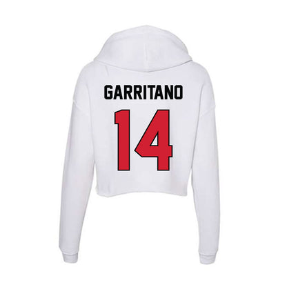 UNLV - NCAA Baseball : Nicky Garritano - Women's Crop Fleece Hoodie-1