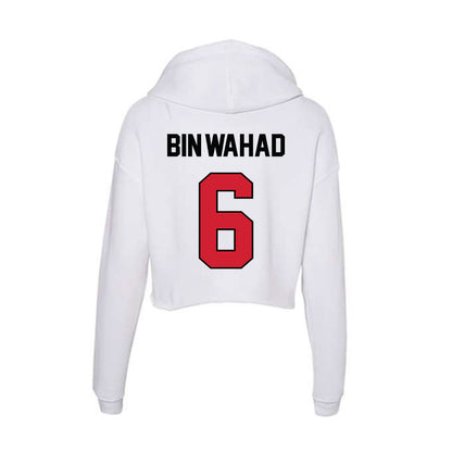 UNLV - NCAA Football : Mumu Bin-Wahad - Women's Crop Fleece Hoodie-1