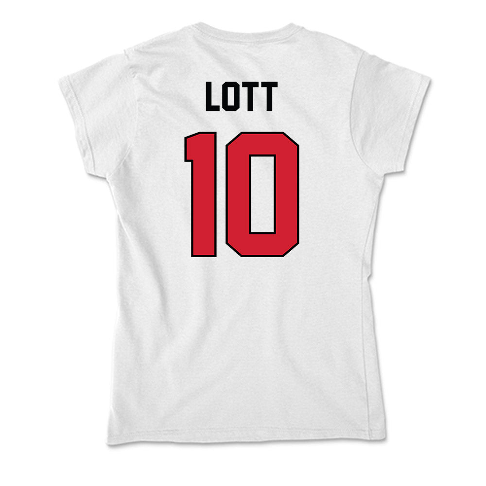 UNLV - NCAA Women's Basketball : Jasmyn Lott - Soft Style Women’s T-Shirt-1