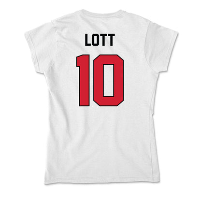 UNLV - NCAA Women's Basketball : Jasmyn Lott - Soft Style Women’s T-Shirt-1
