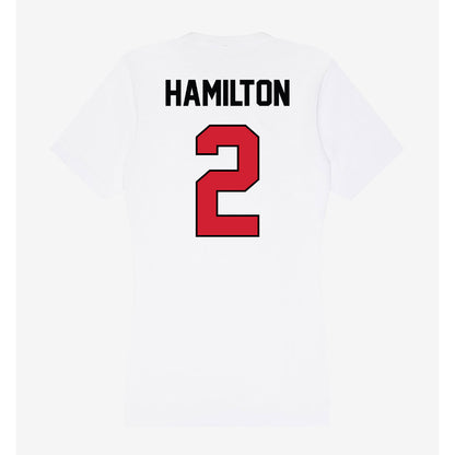 UNLV - NCAA Men's Basketball : Kimani Hamilton - Women's V-Neck T-Shirt-1