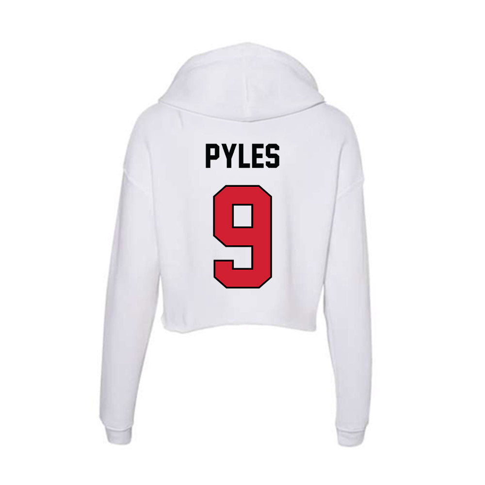 UNLV - NCAA Women's Soccer : Summer Pyles - Women's Crop Fleece Hoodie-1