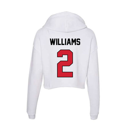 UNLV - NCAA Women's Soccer : Purity Williams - Women's Crop Fleece Hoodie-1