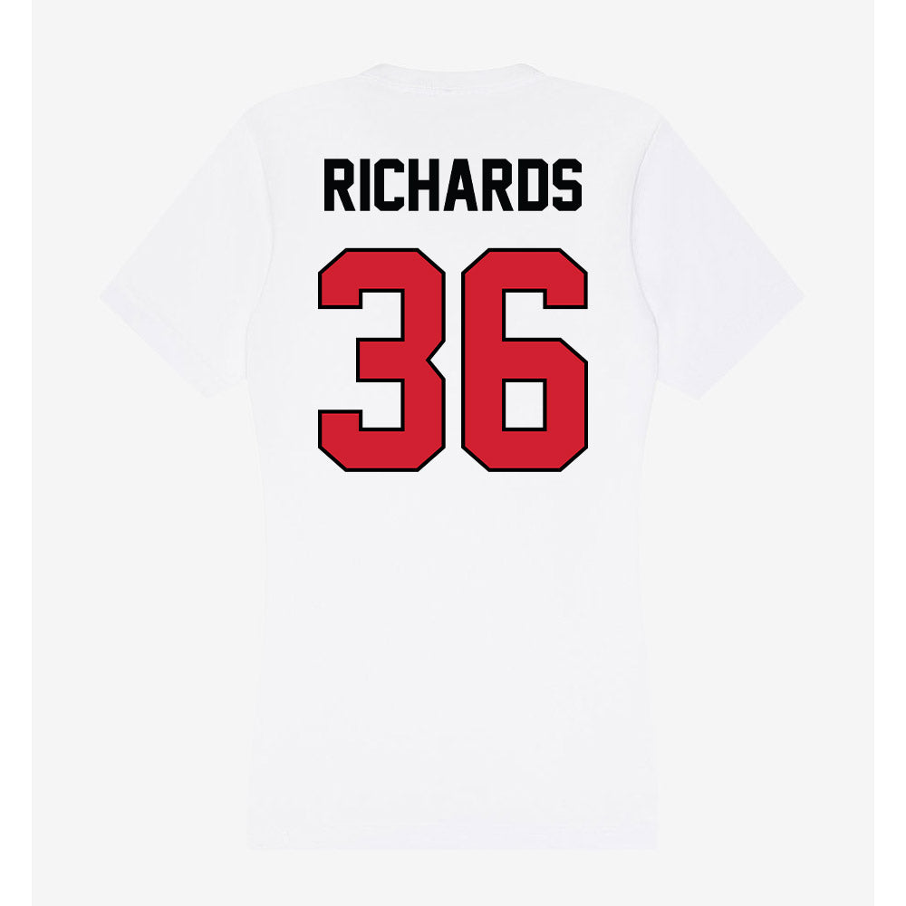 UNLV - NCAA Baseball : Caden Richards - Women's V-Neck T-Shirt-1