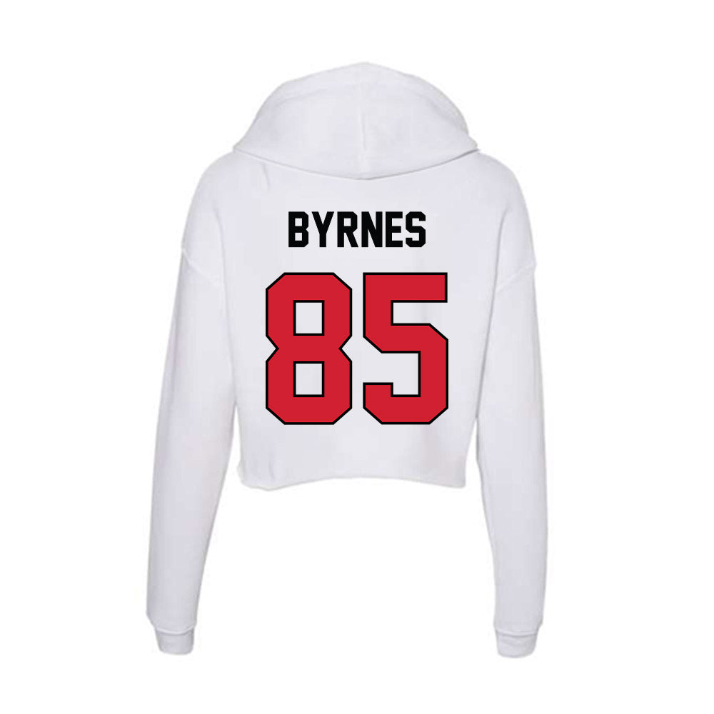 UNLV - NCAA Football : Matthew Byrnes - Women's Crop Fleece Hoodie-1