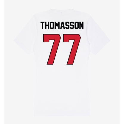 UNLV - NCAA Football : Colton Thomasson - Women's V-Neck T-Shirt-1