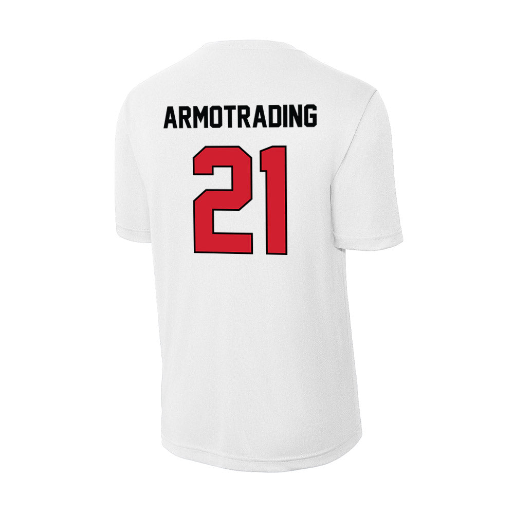 UNLV - NCAA Men's Basketball : Joel Armotrading - Activewear T-Shirt-1