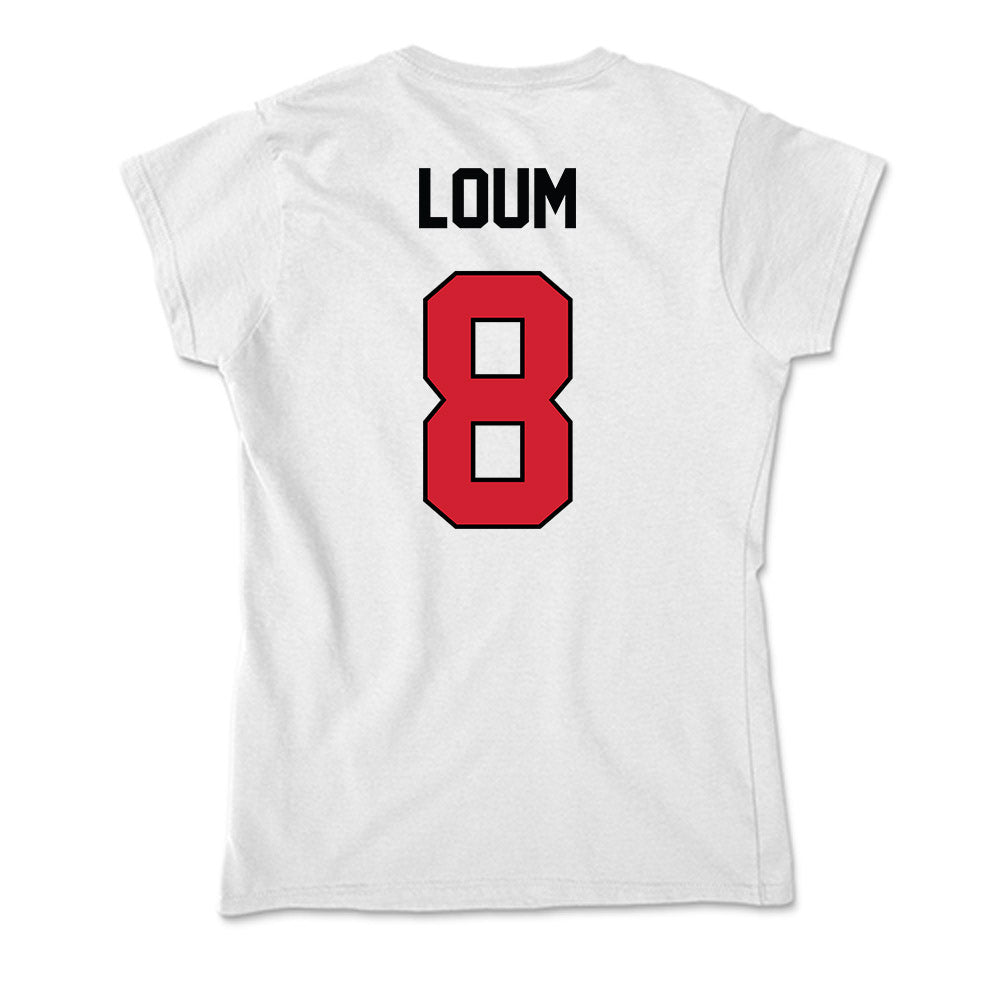 UNLV - NCAA Men's Basketball : Moustapha Loum - Soft Style Women’s T-Shirt-1