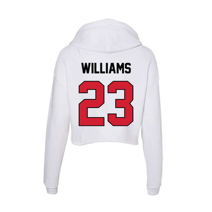 UNLV - NCAA Football : Kamran Williams - Women's Crop Fleece Hoodie-1