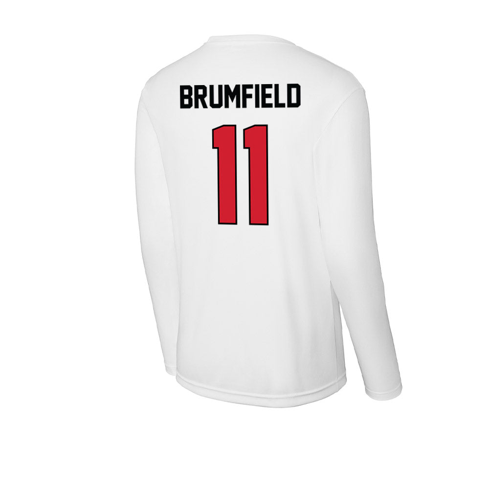UNLV - NCAA Men's Basketball : Xavier Brumfield - Activewear Long Sleeve T-Shirt-1