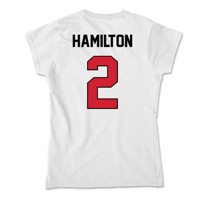 UNLV - NCAA Men's Basketball : Kimani Hamilton - Soft Style Women’s T-Shirt-1