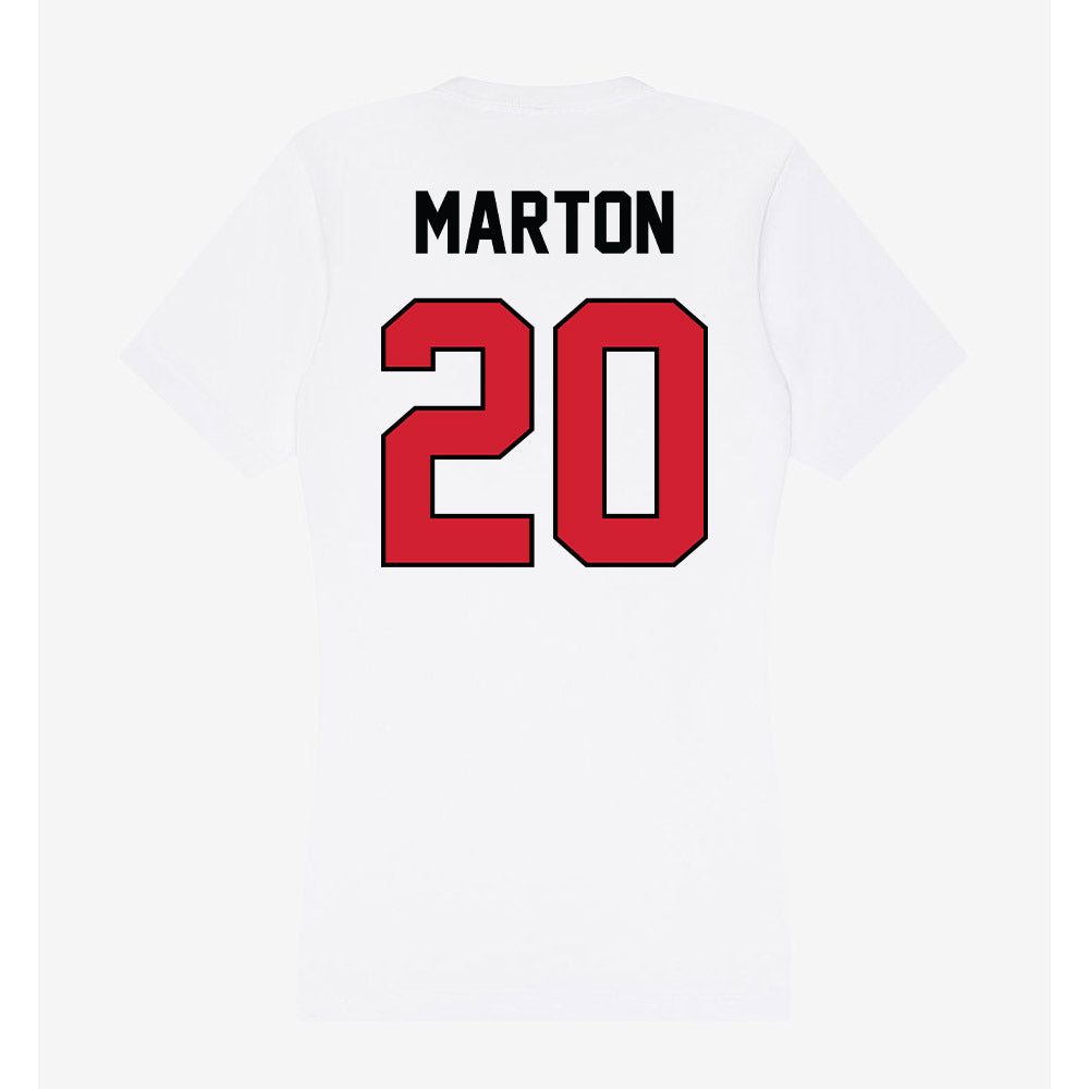UNLV - NCAA Baseball : Ryan Marton - Women's V-Neck T-Shirt-1