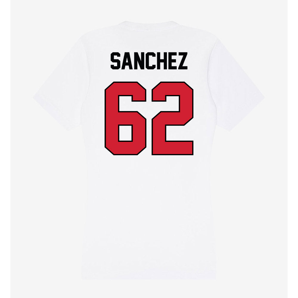 UNLV - NCAA Football : Eli Sanchez - Women's V-Neck T-Shirt-1