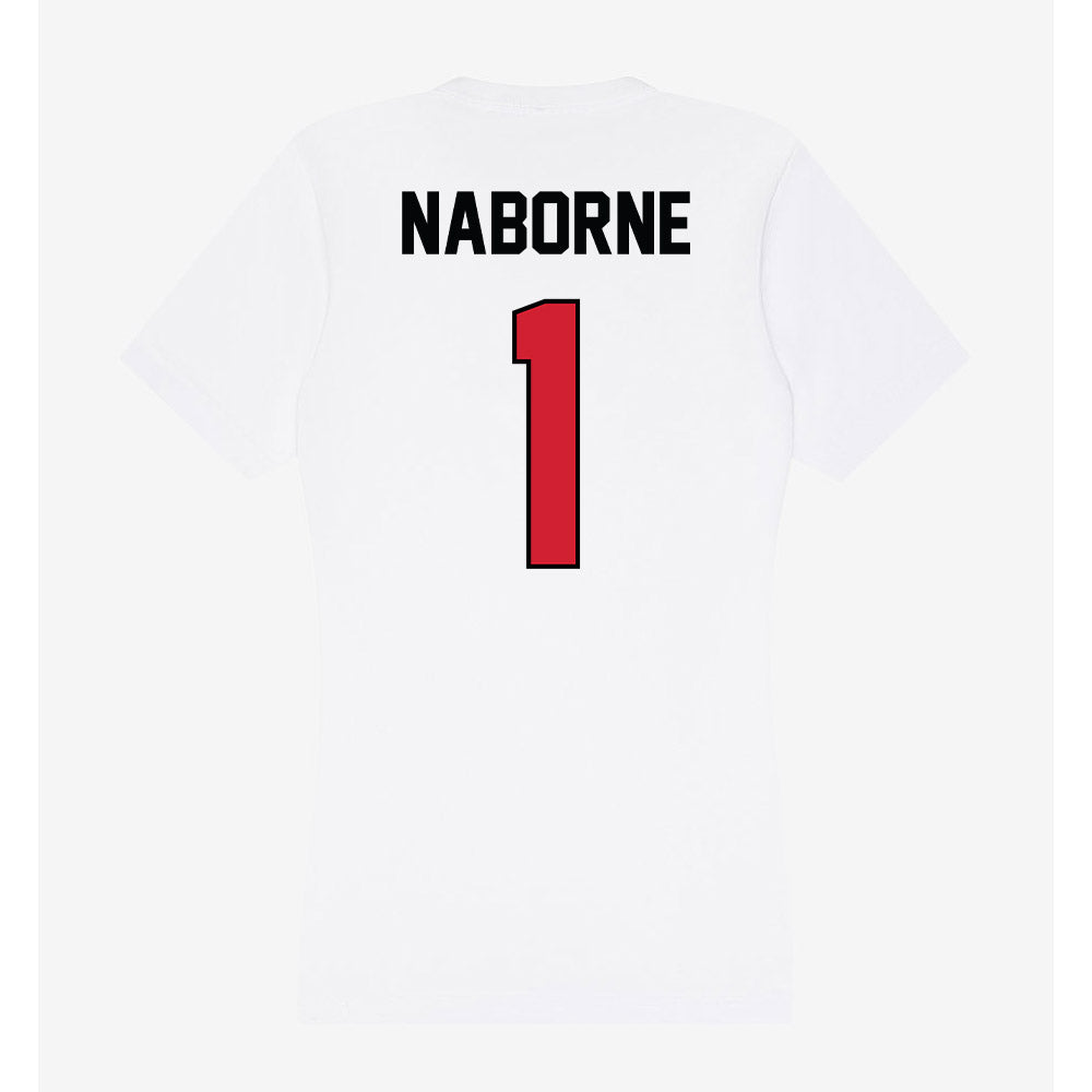 UNLV - NCAA Football : Jeremy Naborne - Women's V-Neck T-Shirt-1