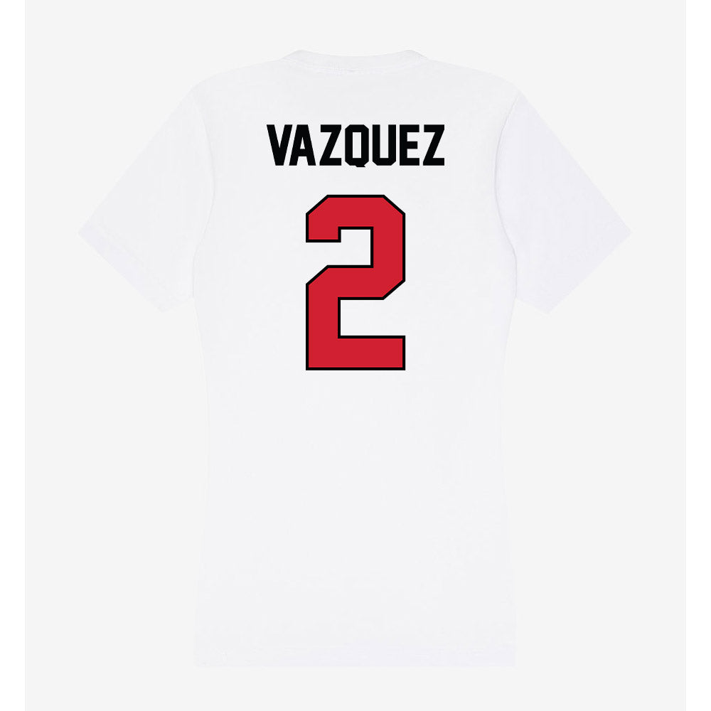 UNLV - NCAA Men's Soccer : Manuel Vazquez - Women's V-Neck T-Shirt-1