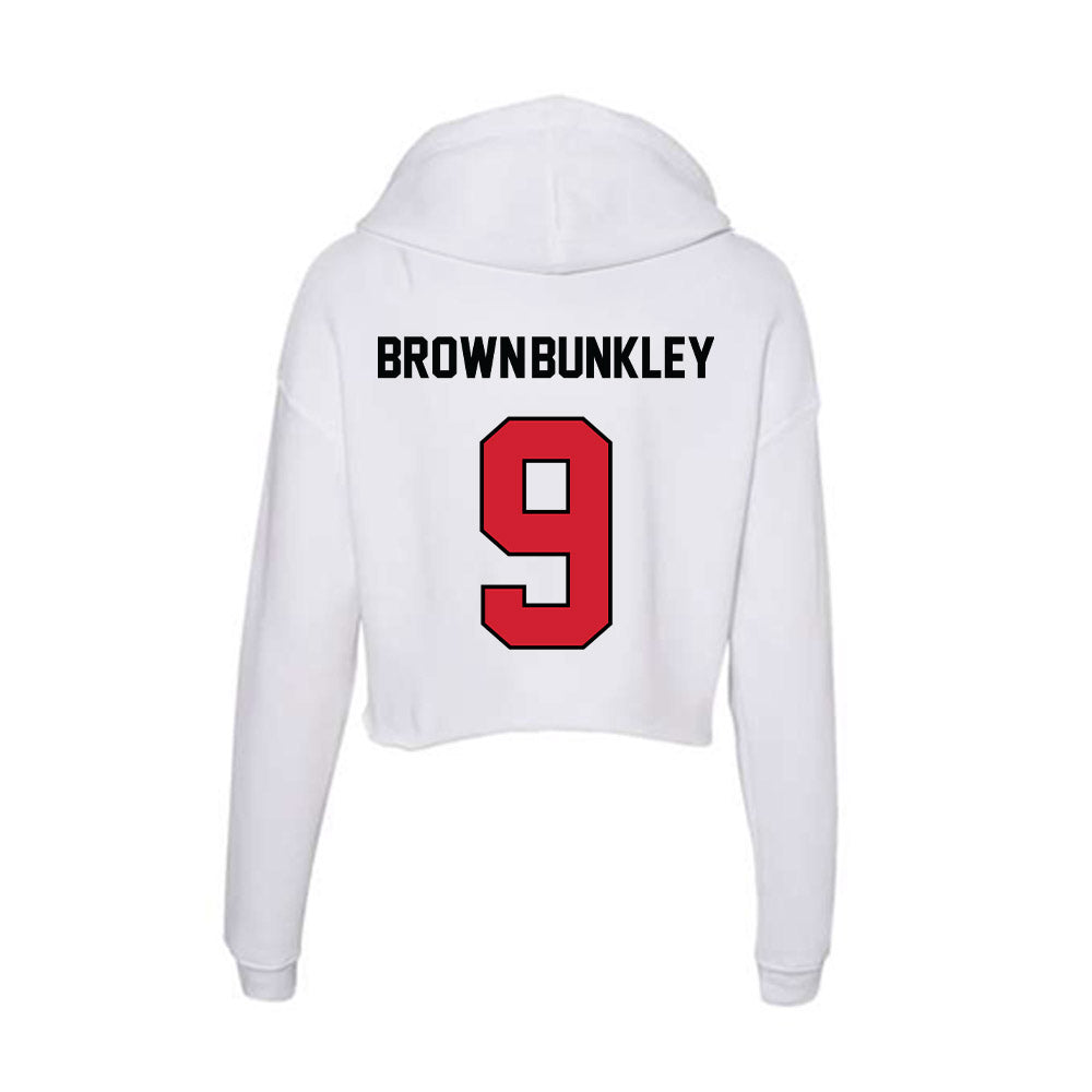 UNLV - NCAA Football : Aamaris Brown-Bunkley - Women's Crop Fleece Hoodie-1