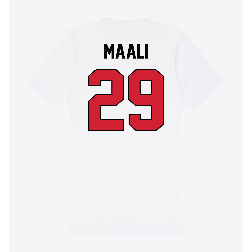 UNLV - NCAA Football : Mohammad Maali - Women's V-Neck T-Shirt-1