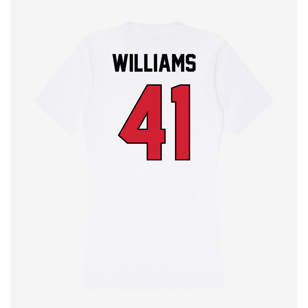 UNLV - NCAA Football : Aveon Williams - Women's V-Neck T-Shirt-1