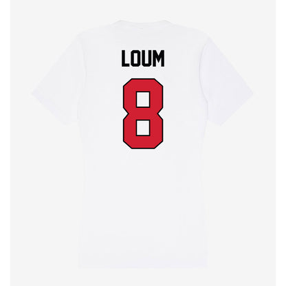 UNLV - NCAA Men's Basketball : Moustapha Loum - Women's V-Neck T-Shirt-1