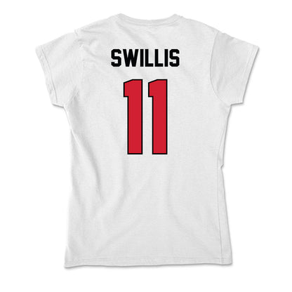 UNLV - NCAA Women's Basketball : Alexis Swillis - Soft Style Women’s T-Shirt-1