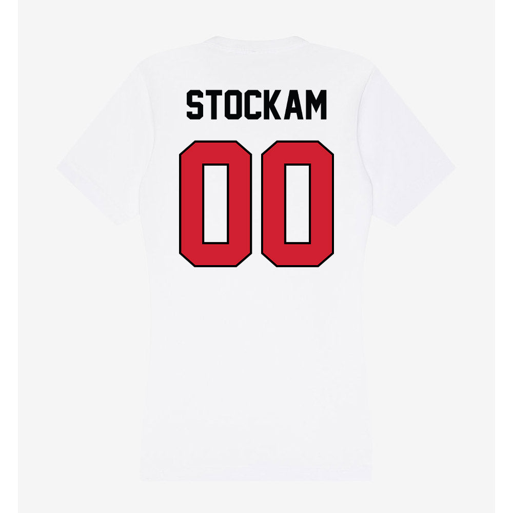 UNLV - NCAA Softball : Sophie Stockam - Women's V-Neck T-Shirt-1