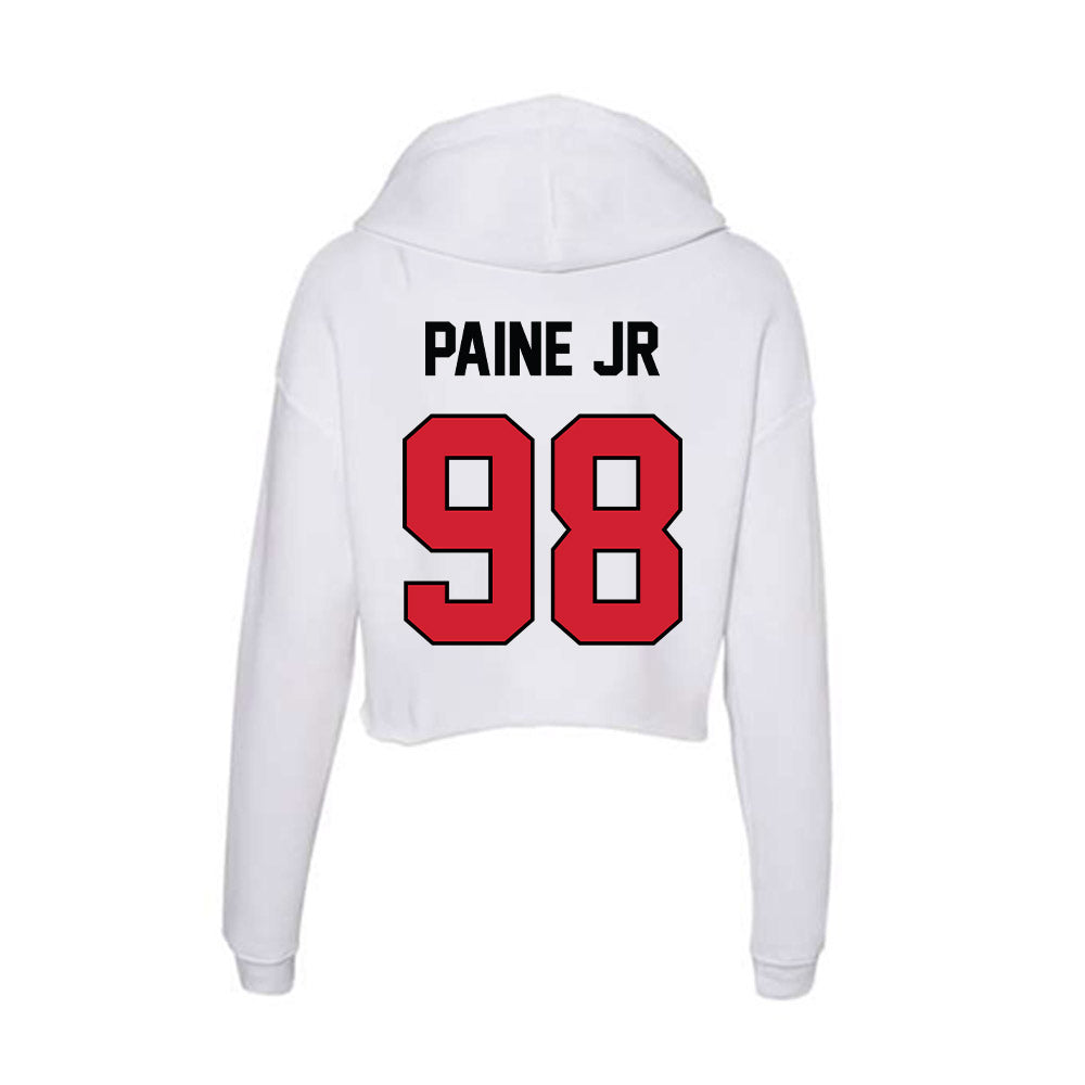 UNLV - NCAA Football : David Paine Jr - Women's Crop Fleece Hoodie-1