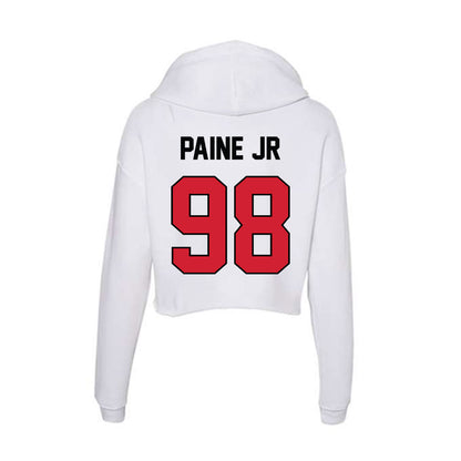 UNLV - NCAA Football : David Paine Jr - Women's Crop Fleece Hoodie-1