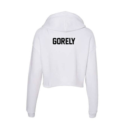 UNLV - NCAA Women's Track & Field : Anya Gorely - Women's Crop Fleece Hoodie-1