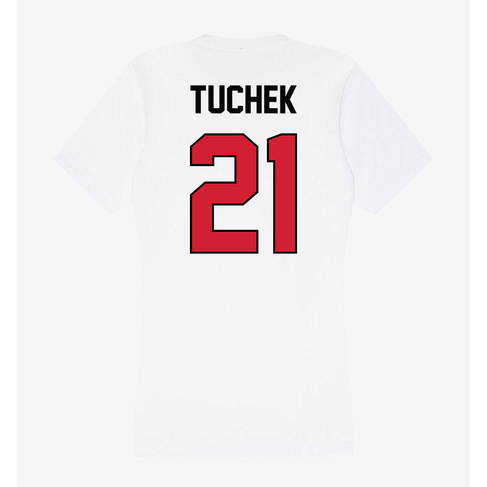 UNLV - NCAA Football : Joshua Tuchek - Women's V-Neck T-Shirt-1