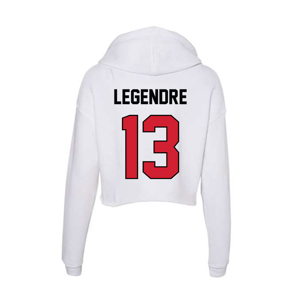 UNLV - NCAA Men's Soccer : Nick Legendre - Women's Crop Fleece Hoodie-1