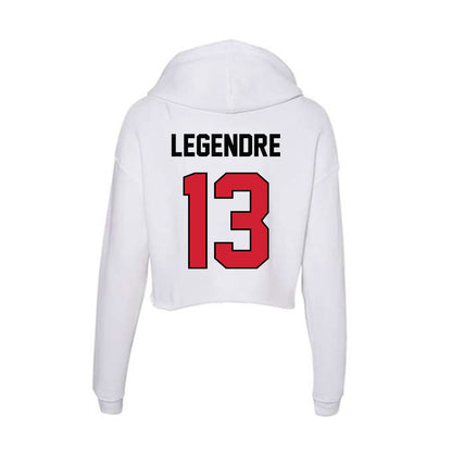 UNLV - NCAA Men's Soccer : Nick Legendre - Women's Crop Fleece Hoodie-1