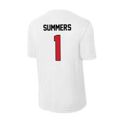 UNLV - NCAA Women's Basketball : Sydni Summers - Activewear T-Shirt-1