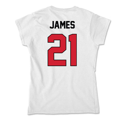 UNLV - NCAA Women's Basketball : Trystan James - Soft Style Women’s T-Shirt-1