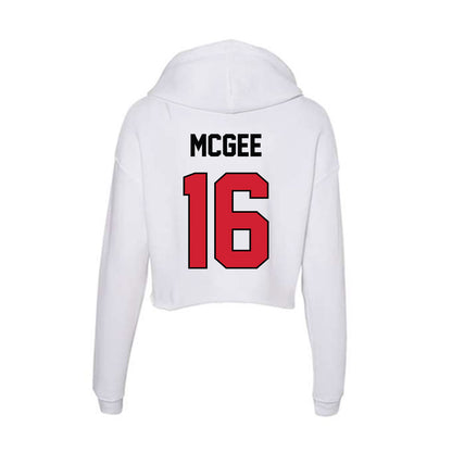 UNLV - NCAA Football : Kayden McGee - Women's Crop Fleece Hoodie-1