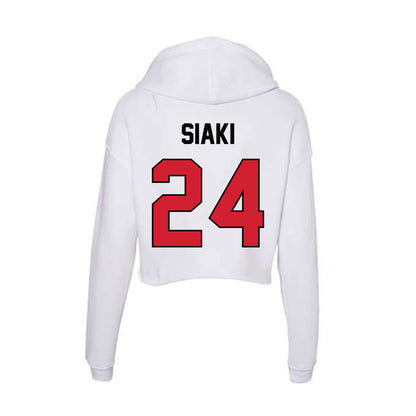 UNLV - NCAA Women's Soccer : Makena Siaki - Women's Crop Fleece Hoodie-1