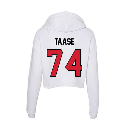 UNLV - NCAA Football : Amare Taase - Women's Crop Fleece Hoodie-1
