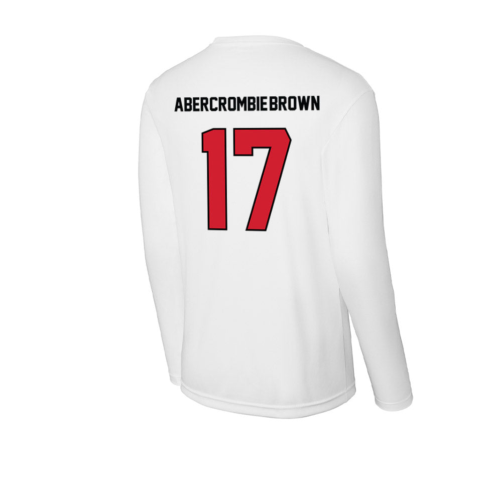 UNLV - NCAA Football : Zavien Abercrombie-Brown - Activewear Long Sleeve T-Shirt-1
