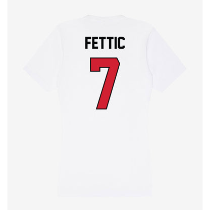 UNLV - NCAA Softball : Lauren Fettic - Women's V-Neck T-Shirt-1