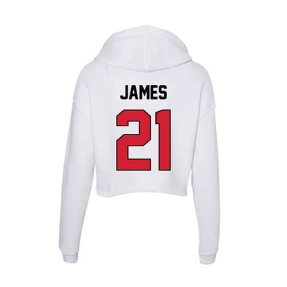 UNLV - NCAA Women's Basketball : Trystan James - Women's Crop Fleece Hoodie-1