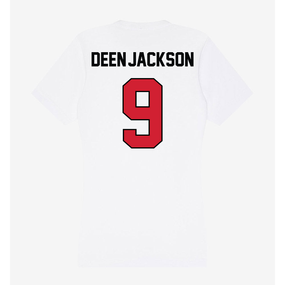 UNLV - NCAA Women's Volleyball : Rheanna Deen-Jackson - Women's V-Neck T-Shirt-1