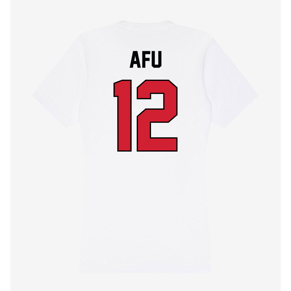 UNLV - NCAA Women's Basketball : Ongolea Afu - Women's V-Neck T-Shirt-1