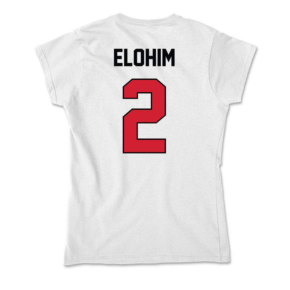 UNLV - NCAA Women's Basketball : Mariah Elohim - Soft Style Women’s T-Shirt-1