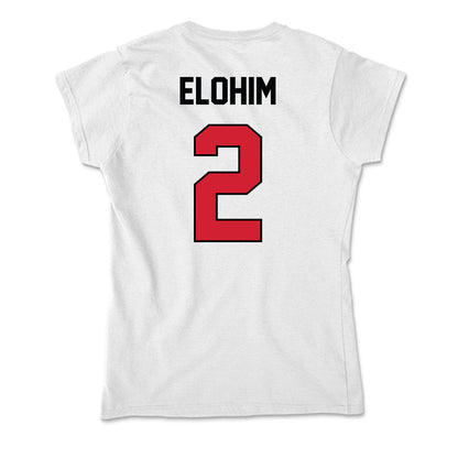 UNLV - NCAA Women's Basketball : Mariah Elohim - Soft Style Women’s T-Shirt-1