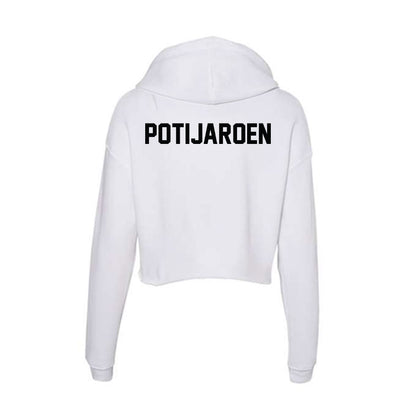 UNLV - NCAA Cheerleading : Tisha Potijaroen - Women's Crop Fleece Hoodie-1