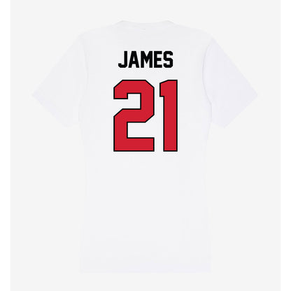 UNLV - NCAA Women's Basketball : Trystan James - Women's V-Neck T-Shirt-1