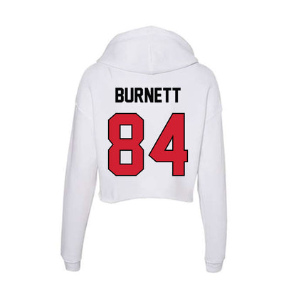 UNLV - NCAA Football : Keyan Burnett - Women's Crop Fleece Hoodie-1