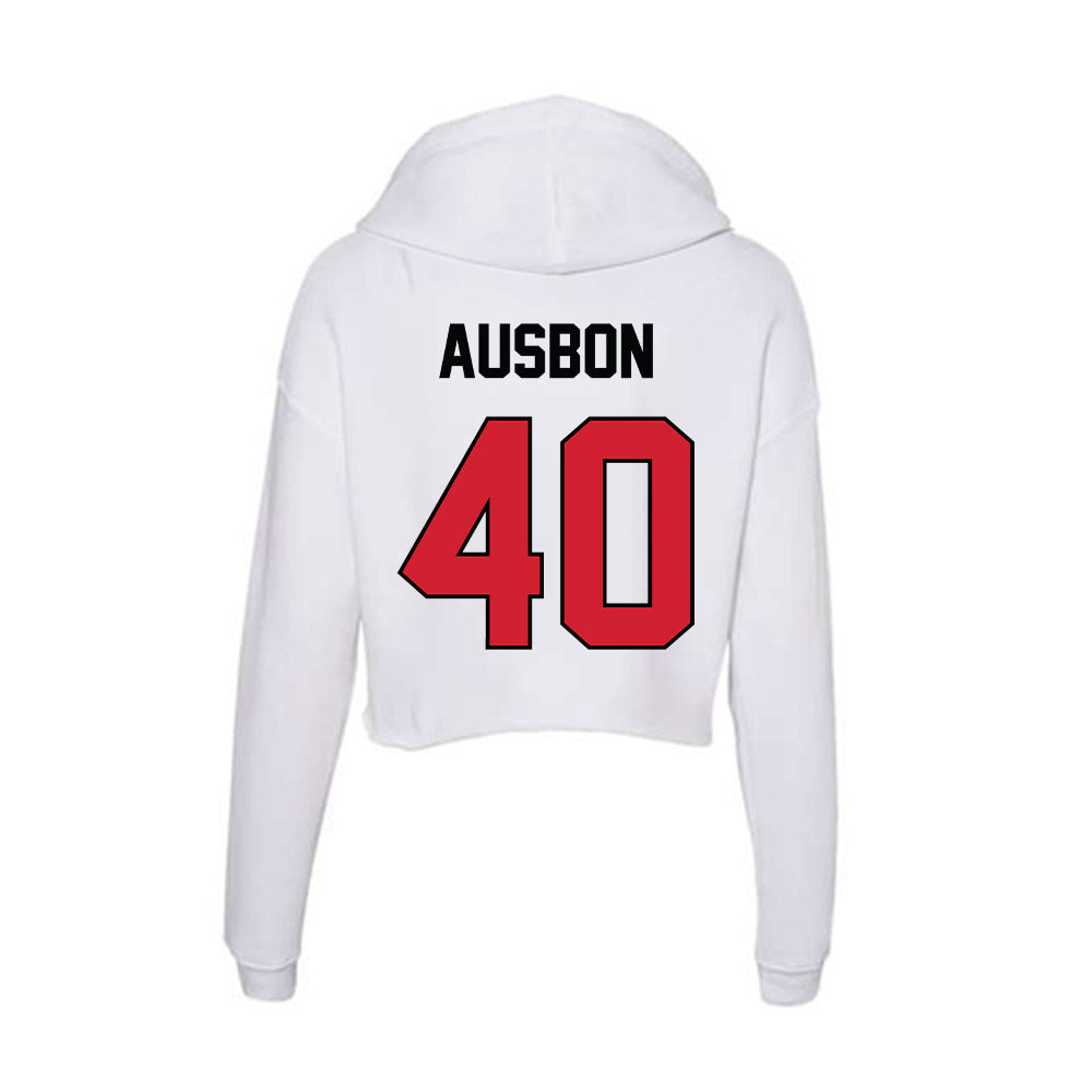 UNLV - NCAA Football : Armand Ausbon - Women's Crop Fleece Hoodie-1