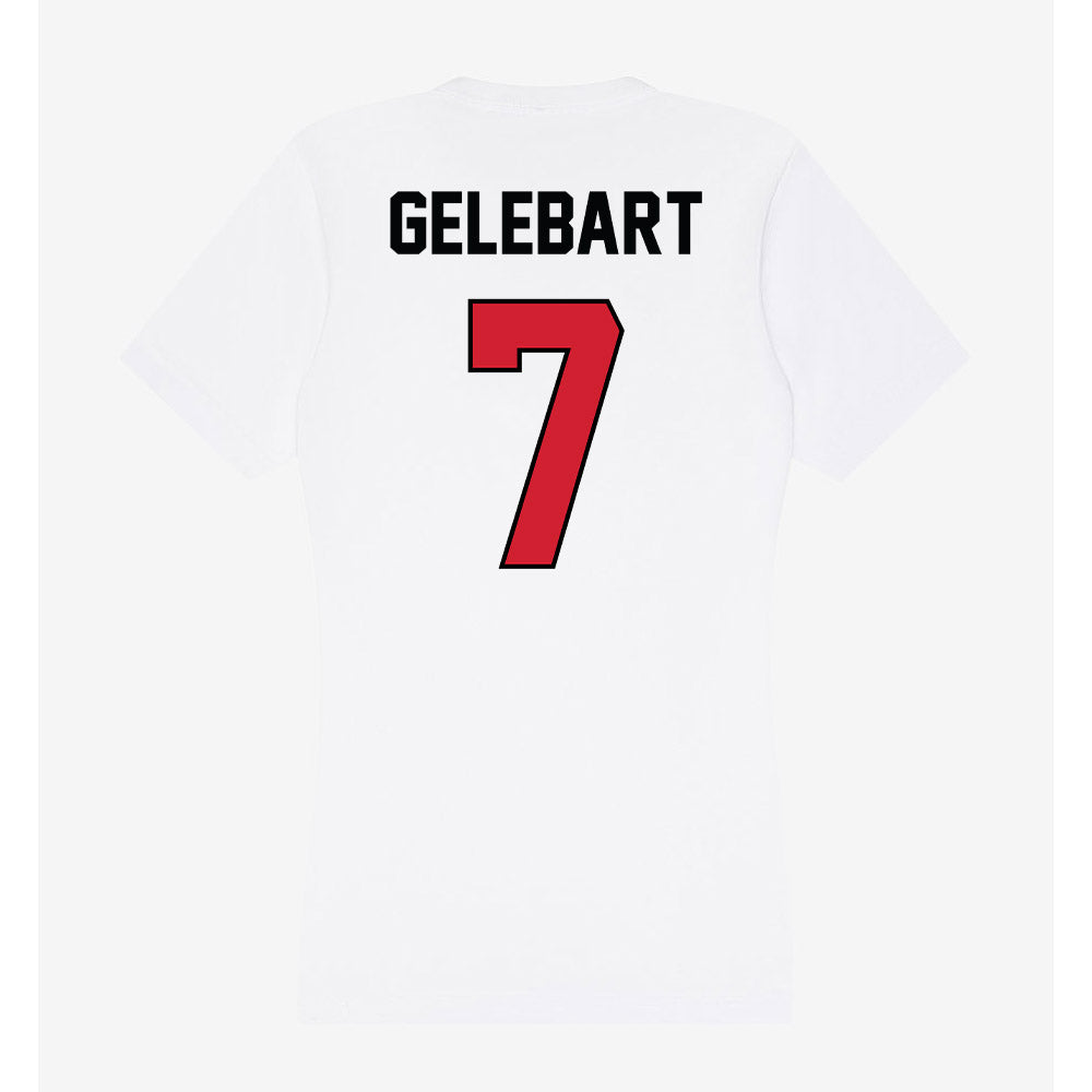 UNLV - NCAA Men's Soccer : Lucas Gelebart - Women's V-Neck T-Shirt-1