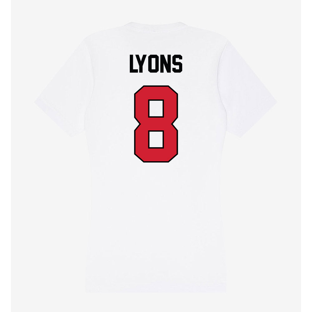 UNLV - NCAA Football : Taeshaun Lyons - Women's V-Neck T-Shirt-1